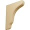 Ekena Millwork 1 3/4"W x 7 1/4"D x 9 1/2"H Plymouth Wood Bracket, Alder BKTW02X07X10PLAL - alternate 1